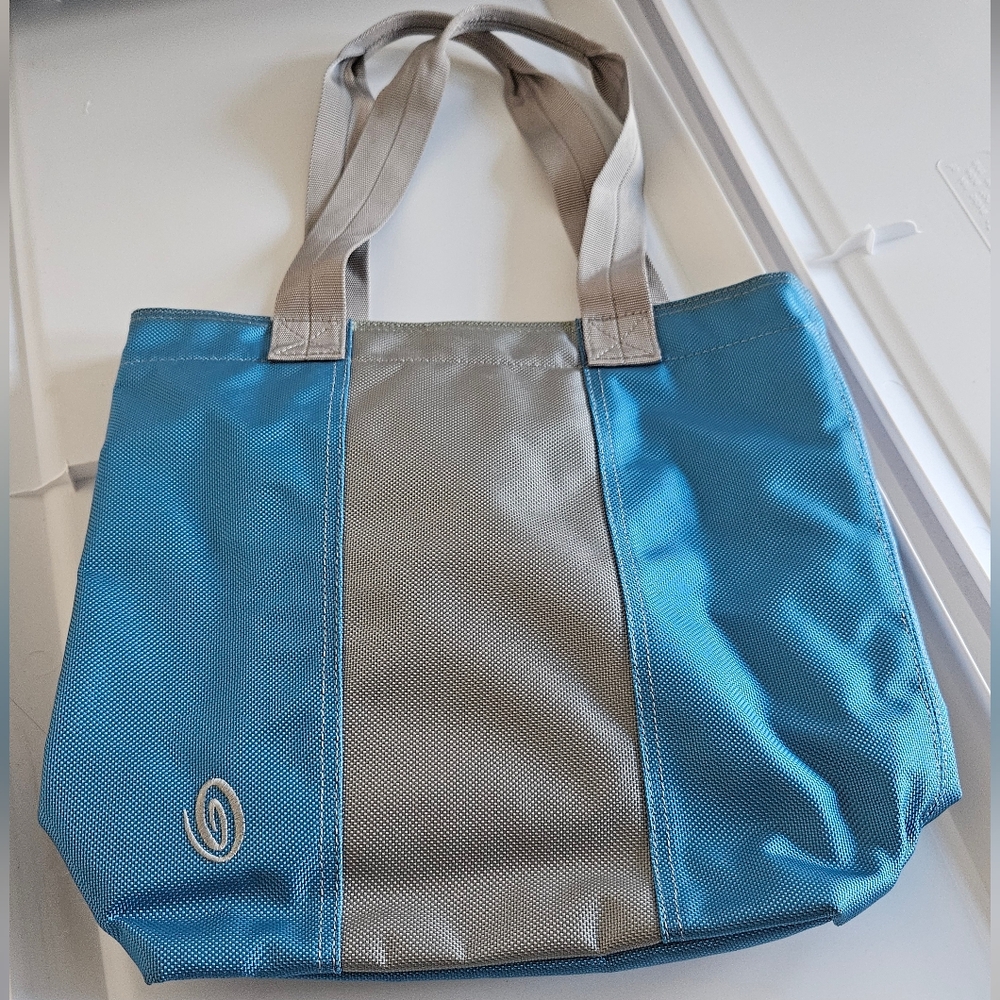 Timbuk2 Blue and Gray Tote Bag with Drawstrings